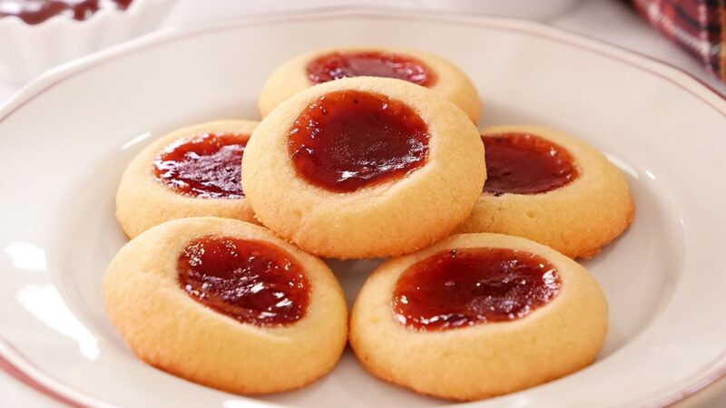 Galletas-de-vainilla-con-dulce-de-cerezap