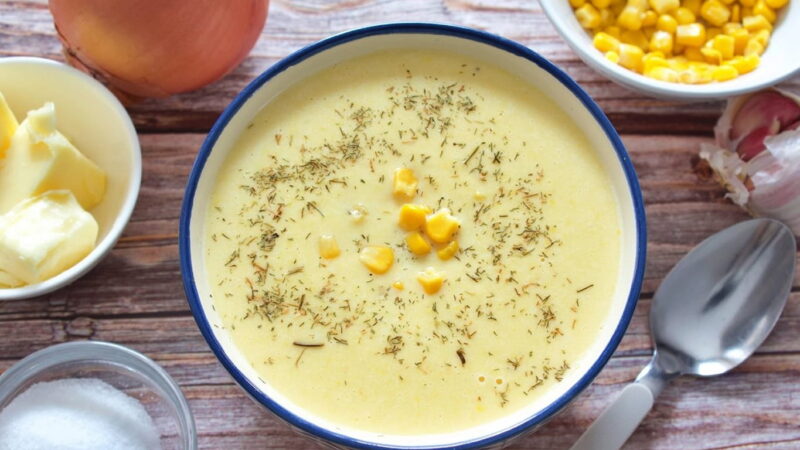 Crema de maíz