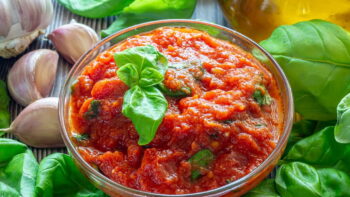 Salsa para pizza con Orégano